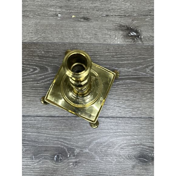 Northern European William and Mary Solid Brass Candle Stick 7” Tall - Picture 7 of 12
